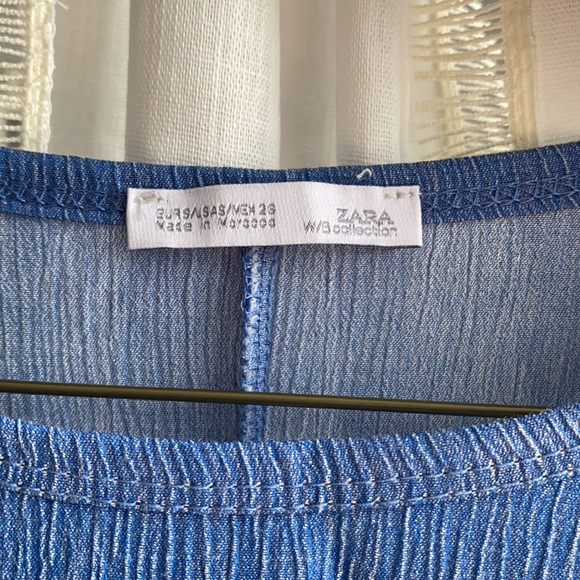 Zara Blouse Denim color - Picture 3 of 5